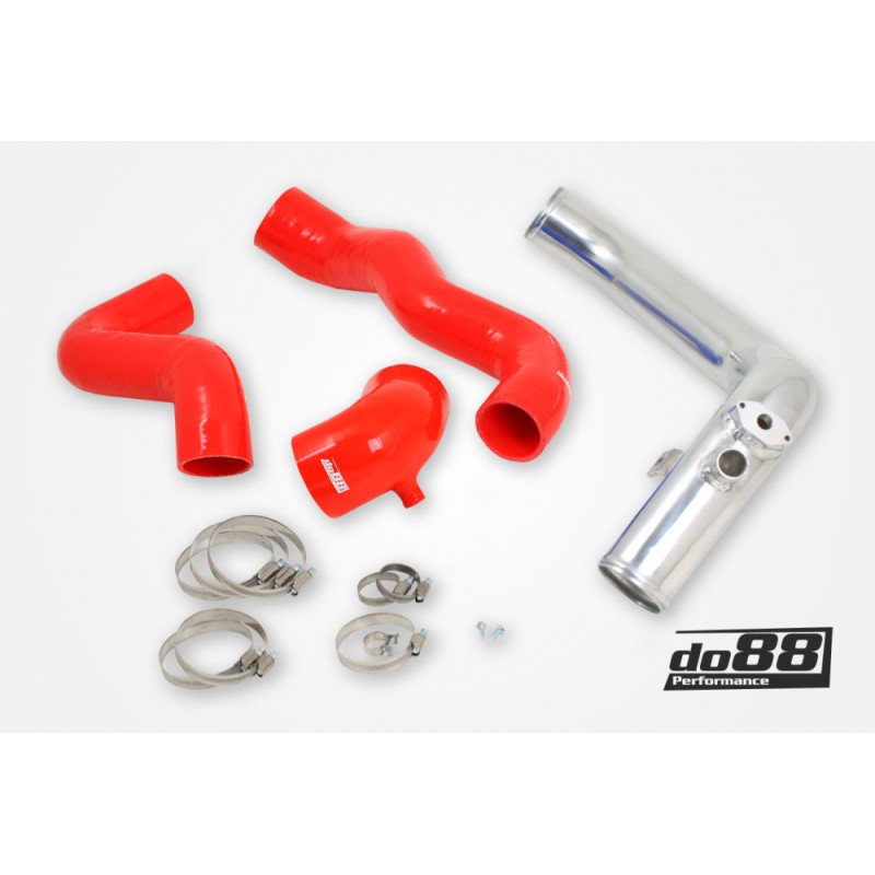 SAAB 9-3 99-02 T7 Pressure pipe with Red hoses
