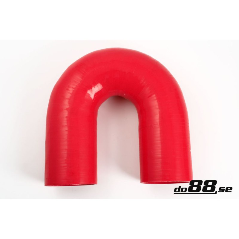 Silicone Hose Red 180 degree 4'' (102mm)