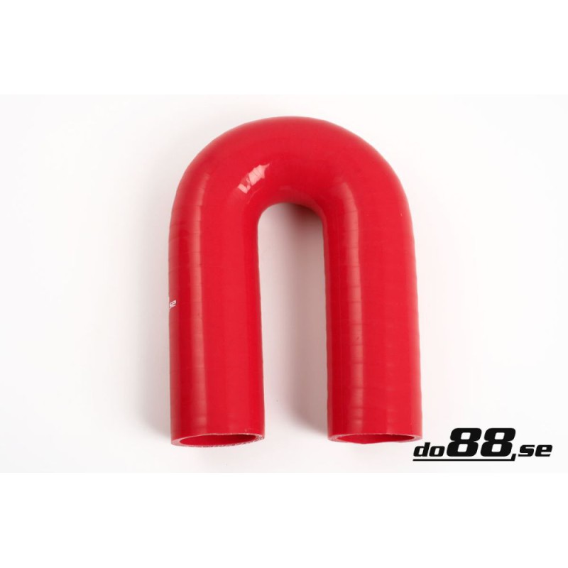 Silicone Hose Red 180 degree 1,75'' (45mm)