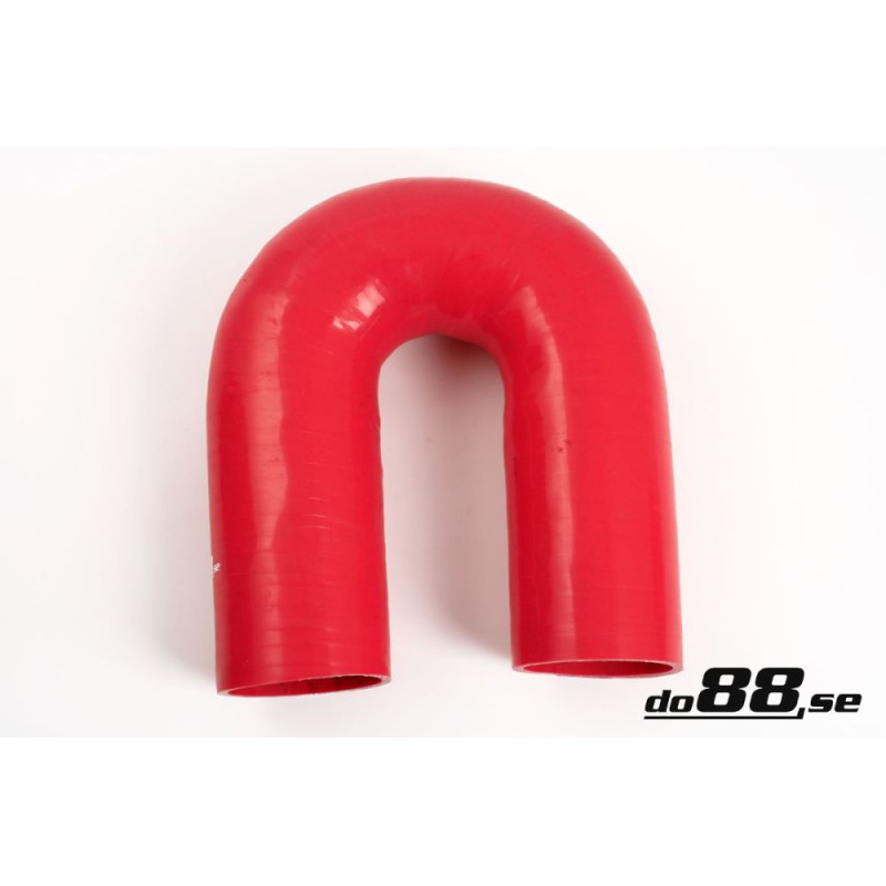 Silicone Hose Red 180 degree 3'' (76mm)