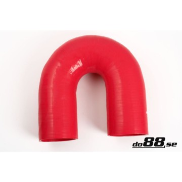 Silicone Hose Red 180 degree 3,5'' (89mm)