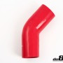 Silicone Hose Red 45 degree 3,5'' (89mm)