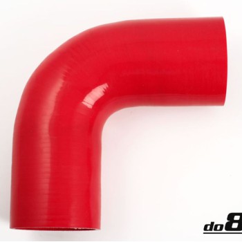 Silicone Hose Red 90 degree 4'' (102mm)