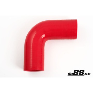 Silicone Hose Red 90 degree 3'' (76mm)