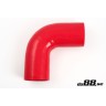 Silicone Hose Red 90 degree 3,125'' (80mm)
