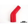 Silicone Hose Red 45 degree 3 - 4'' (76 - 102mm)