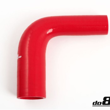 Silicone Hose Red 90 degree 0,75 - 1'' (19 - 25mm)