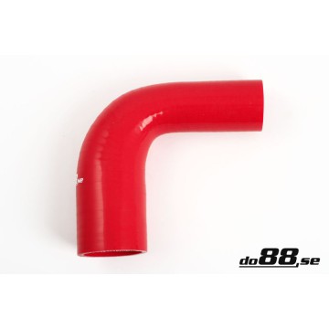 Silicone Hose Red 90 degree 1,5 - 1,75'' (38 - 45mm)