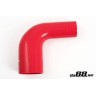 Silicone Hose Red 90 degree 2,25 - 2,75''
