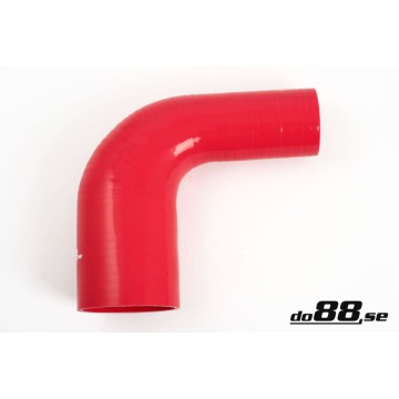 Silicone Hose Red 90 degree 2,375 - 2,75'' (60 - 70mm)