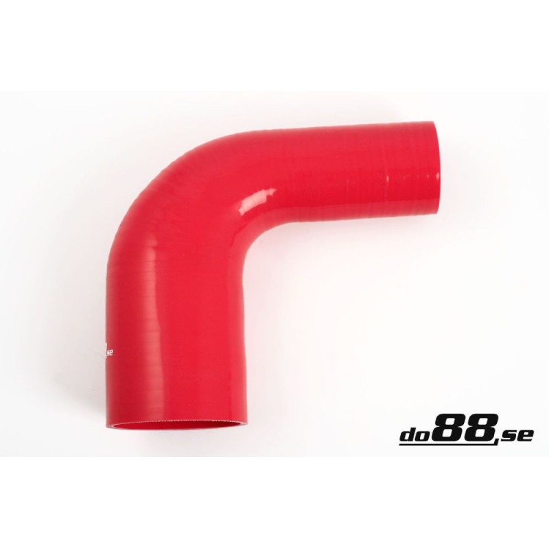 Silicone Hose Red 90 degree 2,5 - 2,75'' (63 - 70mm)