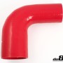 Silicone Hose Red 90 degree 3,5 - 4'' (89 - 102mm)