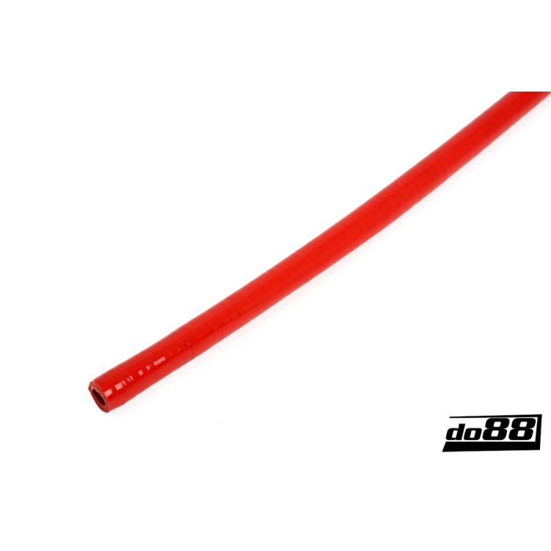 Silicone Hose Red Flexible smooth 0,625'' (16mm)