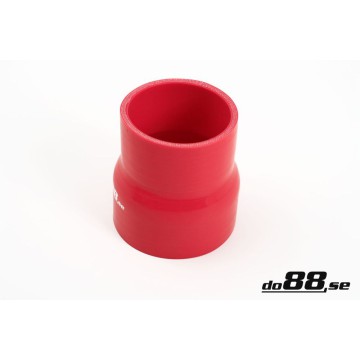 Silicone Hose Red Reducer 3 - 3,125'' (76-80mm)