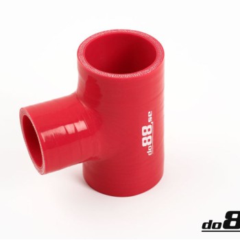 Silicone Hose Red T 2,25'' + 1''  (57mm+25mm)
