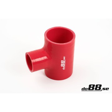 Silicone Hose Red T 2,5'' + 1''  (63mm+25mm)