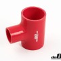 Silicone Hose Red T 2,5'' + 1''  (63mm+25mm)
