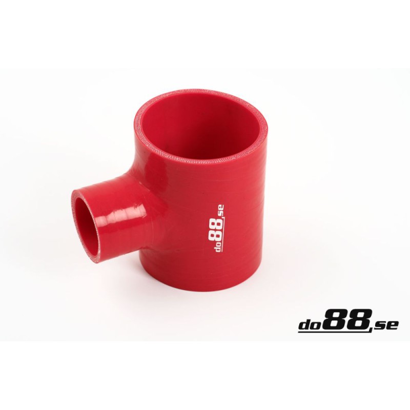 Silicone Hose Red T 3'' + 2'' (76+51mm)