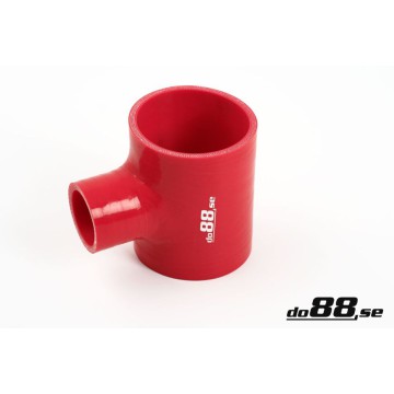 Silicone Hose Red T 3'' + 1''  (76mm+25mm)