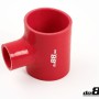 Silicone Hose Red T 3'' + 1''  (76mm+25mm)