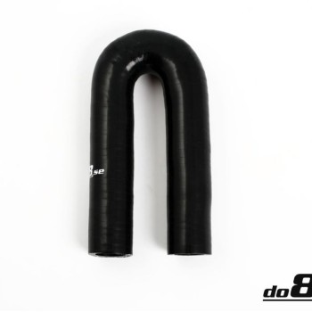 Silicone Hose Black 180 degree 0.75'' (19mm)
