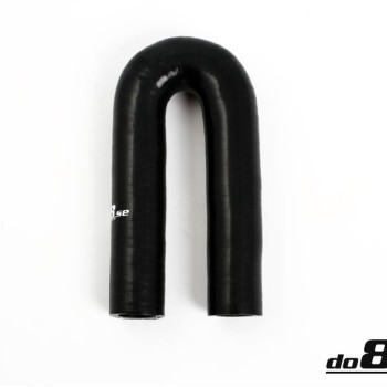 Silicone Hose Black 180 degree 0,875'' (22mm)