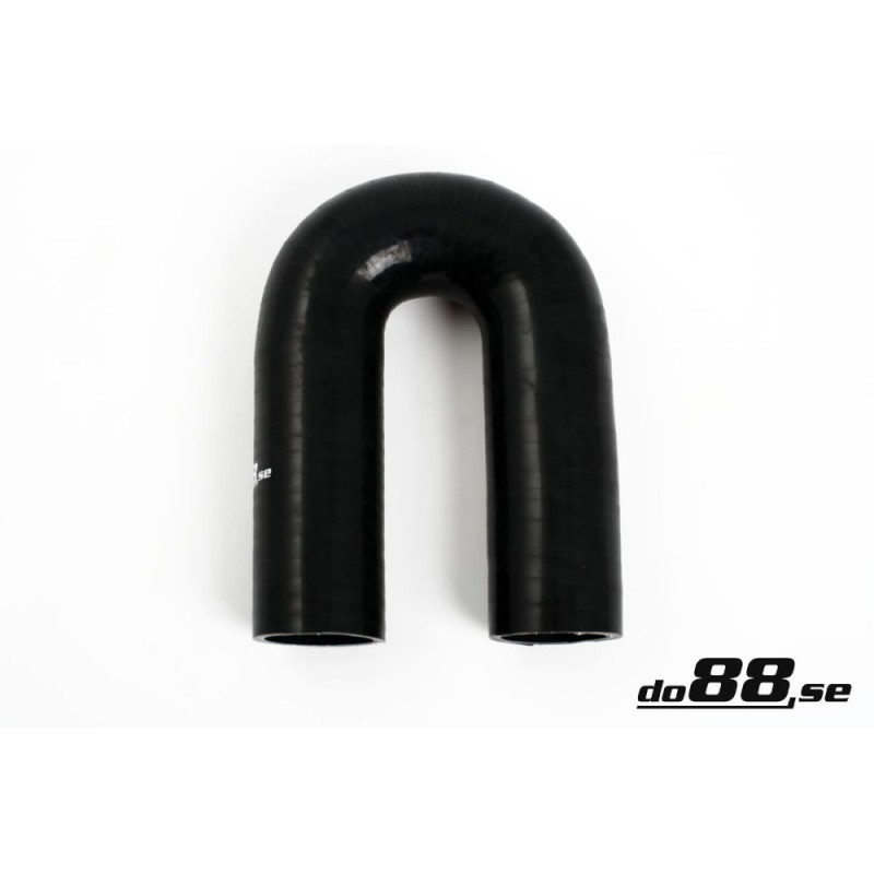 Silicone Hose Black 180 degree 1,625'' (41mm)
