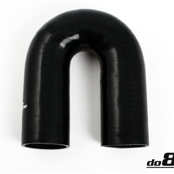 Silicone Hose Black 180 degree 2,375'' (60mm)