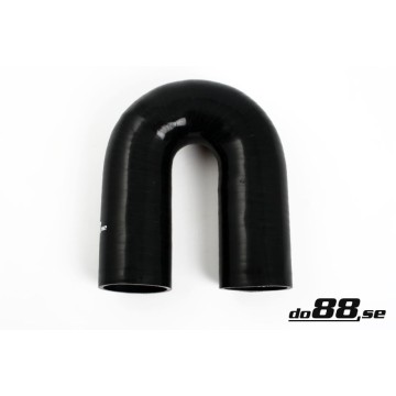 Silicone Hose Black 180 degree 2,75'' (70mm)