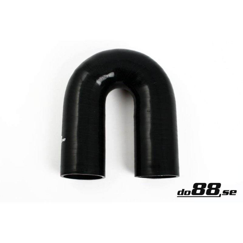 Silicone Hose Black 180 degree 2,75'' (70mm)
