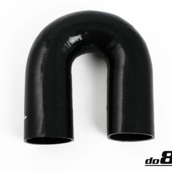 Silicone Hose Black 180 degree 3,25'' (83mm)