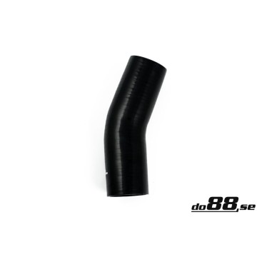 Silicone Hose Black 25 degree 3,25'' (83mm)