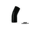 Silicone Hose Black 25 degree 3,5'' (89mm)