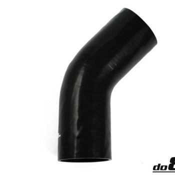 Silicone Hose Black 45 degree 4'' (102mm)