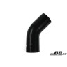 Silicone Hose Black 45 degree 4,25'' (108mm)