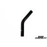 Silicone Hose Black 45 degree 0,25'' (6.5mm)