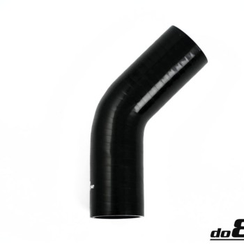 Silicone Hose Black 45 degree 2,375'' (60mm)