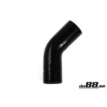 Silicone Hose Black 45 degree 2,75'' (70mm)