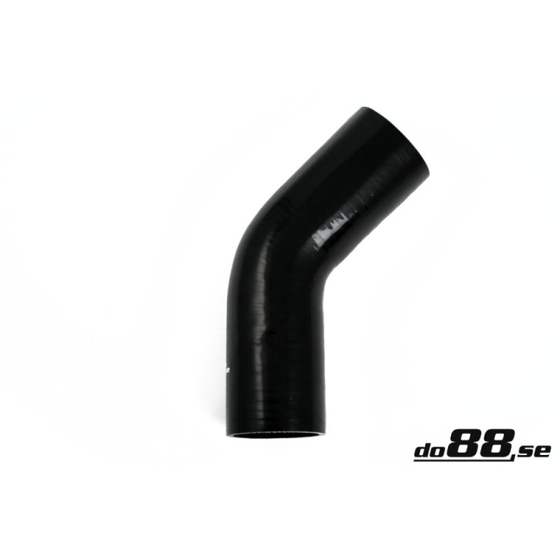 Silicone Hose Black 45 degree 2,75'' (70mm)