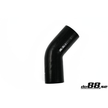 Silicone Hose Black 45 degree 3,25'' (83mm)