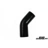 Silicone Hose Black 45 degree 3,25'' (83mm)