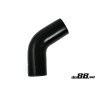 Silicone Hose Black 60 degree 4,25'' (108mm)