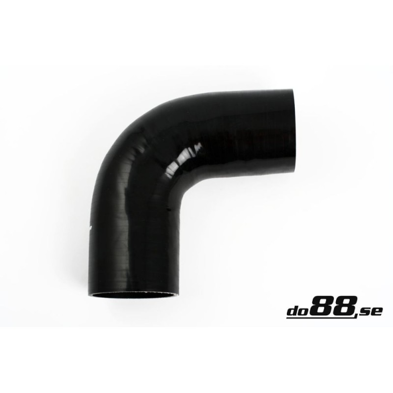 Silicone Hose Black 90 degree 3,25'' (83mm)