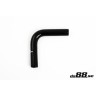 Silicone Hose Black 90 degree 0,375'' (9.5mm)