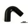 Silicone Hose Black 135 degree 3 - 3,5'' (76-89mm)