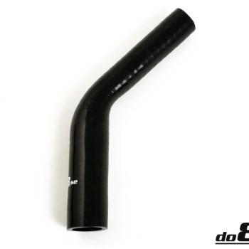 Silicone Hose Black 45 degree 0,75 - 1'' (19-25mm)