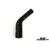 Silicone Hose Black 45 degree 0,75 - 1,25'' (19-32mm)