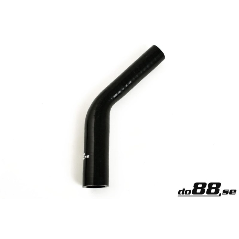 Silicone Hose Black 45 degree 1 - 1,375'' (25-35mm)