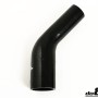 Silicone Hose Black 45 degree 1,5 - 1,75'' (38-45mm)