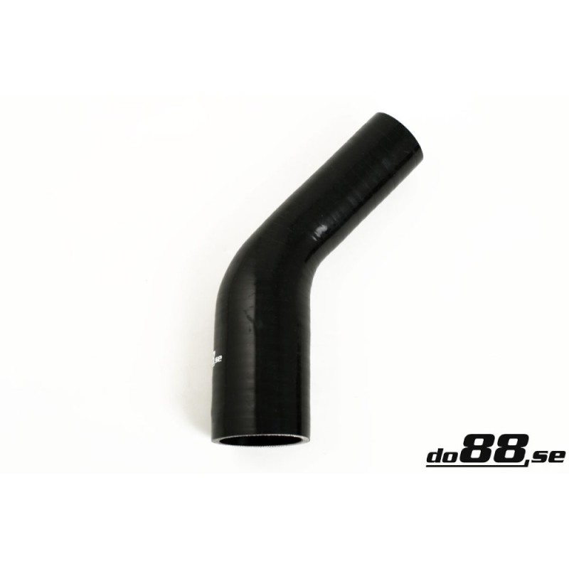 Silicone Hose Black 45 degree 1,75 - 2'' (45-51mm)